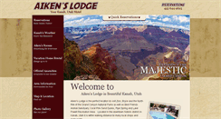 Desktop Screenshot of aikenslodge.com
